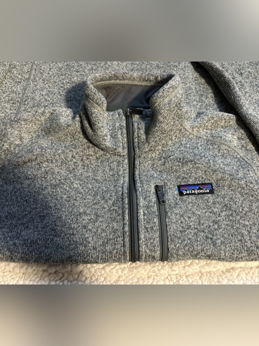 Patagonia Men’s Better Sweater 1/4 Zip Jacket, Size Small